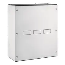 Enclosure, T-OFF range, MCCB 3*x250/h250A suits, IP20, RAL7035