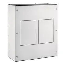 Enclosure, T-OFF range, FUSE 2*400A suits, IP20, RAL7035