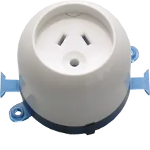 Accessory 10A round E surface socket