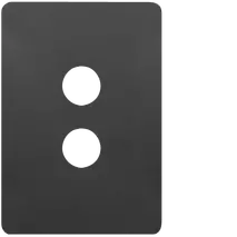 Allure 2 Gang Switch Cover MB