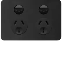 Allure Double GPO Matt Black