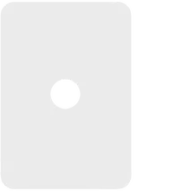 Allure 1 Gang Switch Plate MW