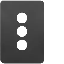 Allure 3 Gang Switch Plate MB