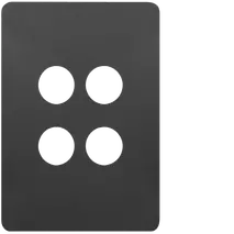 Allure 4 Gang Switch Plate MB