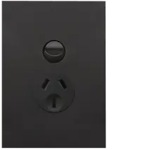 FIN Single GPO 10A Vertical MB