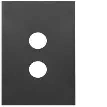 FIN 2 Gang Switch Plate MB