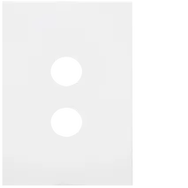 FIN 2 Gang Switch Plate MW