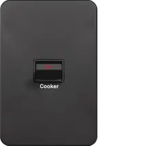 Silhouette 40A 2 pole Cooker Switch MB