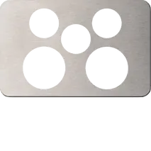 Silhouette 2G socket + switch cover SS