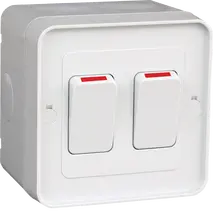 Switch IP66 2 gang 16A