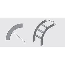 N1ER1503H NEMA 1 Cable Ladder External Riser HDG