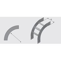 N3ER4504H NEMA 3 Cable Ladder External Riser HDG