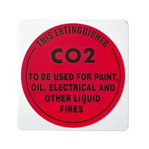 CO2 Extinguisher I.D Sign – Firebox [ SIGN-F-IDCO2 ]