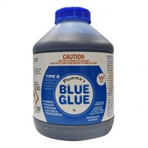 SOLVENT CEMENT TYPE N 1L PLUMMAS BLUE, PVC