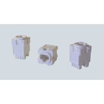 CAT3 AUS TEL JACK, 8P4C, WHITE K/110 TERMINATION, [10] PACK