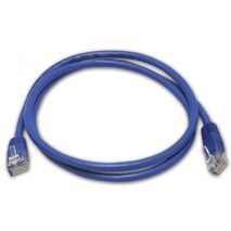 PATCH CABLE, 0.5m CAT5E, BLUE BULK PACK QTY [10]