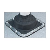 FLASHING #7, 150-300mm PIPE 456 x 456mm BASE, BLACK PREM