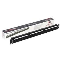24-PORT CAT5E 8P8C PANEL, 110 TERMINATION, 1RU LABELLING KIT