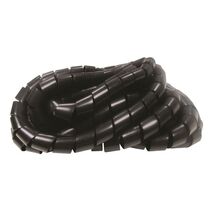 SPIRAL WRAPPING BLK 15mm x 5m ROLL 15-50mm WRAPPING RANGE
