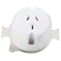 PLUG BASE SOCKET, SINGLE 4 TERMINALS, DEEP BASE (10)