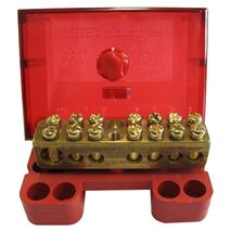 COVERED ACTIVE LINK, 1 x 35mm, 6 x 16mm2 TUNNELS 100A, RED