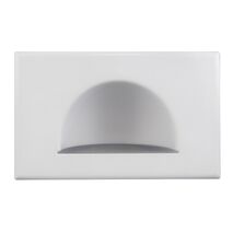 WALL PLATE, BULL NOSE, REVERSE WHITE