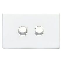 SWITCH, 16A, TWO WAY, 2 GANG