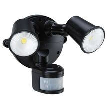 TWIN 10W LED 5000K BK SENSOR QUICK CONNECT BASE 2000 LUMENS