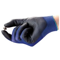 GLOVE HYFLEX LITE NYLON LINER POLY PALM COAT - SIZE 10