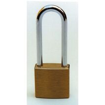 LOCKOUT PADLOCK, BRASS 50mm SHACKLE, HANG PACK