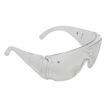 SAFETY GLASSES, VISITORS CLEAR OVER-SPEC