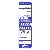 TEST TAGS, H/DUTY RECT BLUE (JUN~AUG) [100]