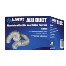 DUCT, COAT/FLEX, 150mm x 3m ALUMINIUM