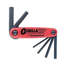 HEX KEY SET 6PCE FOLD-UP GORILLA GRIP, METRIC 3mm-10mm