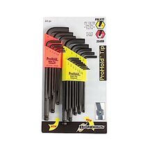 HEX KEY SET 22PCE L-WRENCH METRIC/IMP PROHOLD 1 END