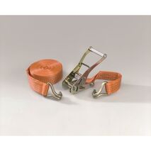 STRAP 5000kg ORANGE 10m x 50mm, 2 PIECE,HOOKS