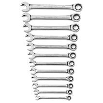 SPANNER GEAR WRENCH SET OPEN END 12 PIECE