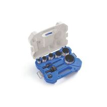 HOLESAW KIT, 9 PIECE, BI METAL ELECTRICIANS, SNAP-BACK
