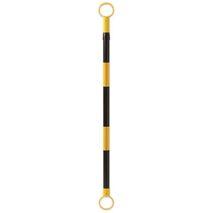 TRAFFIC CONE & BOLLARD EXTENS BAR 1.35m - 2.1m, YELLOW/BLACK
