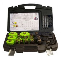 HOLESAW SET, RELOAD SPEED INCL 18 HOLESAWS,2 PILOTS, 2UP BOSS