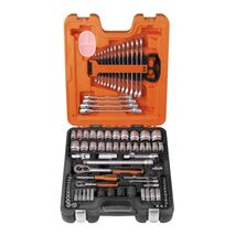 SOCKET AND SPANNER SET, 94 PCE 1/4in & 1/2in COMBINATION