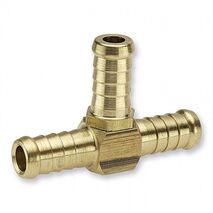 TEE PIECE, BT6 BARBED 3/8in HOSE (5)