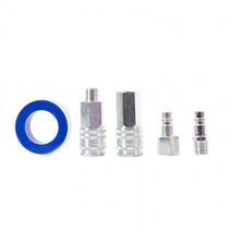 COUPLING KIT3, 1/4in MALE/FEMALE ADAPTOR, EURO