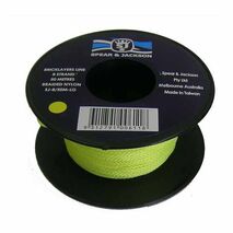 BRICK LINE, FLUORO GREEN 50m 8 STRAND NYLON