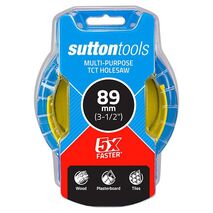 HOLESAW, MULTI PURPOSE TCT SEAMLESS, 89mm