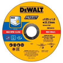 DISC, BONDED (10xTIN) THIN 125 x 1.0 x 22.23mm