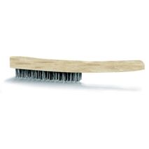 WIRE BRUSH 6 rows STEEL/WOOD