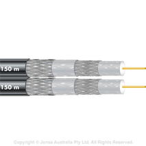 CABLE, COAXIAL RG6 QUAD SIAMESE 150M