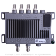 MULTISTACKER, 4 SAT IF INPUTS, MULTI STACKED OUTPUT 15V 3A