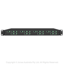 FIBRE 19" 1RU PON SPLITTER SC/APC 4 INPUTS WITH 16 OUTPUTS